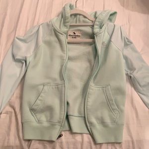 Mint Green Abercrombie Kids Hoodie